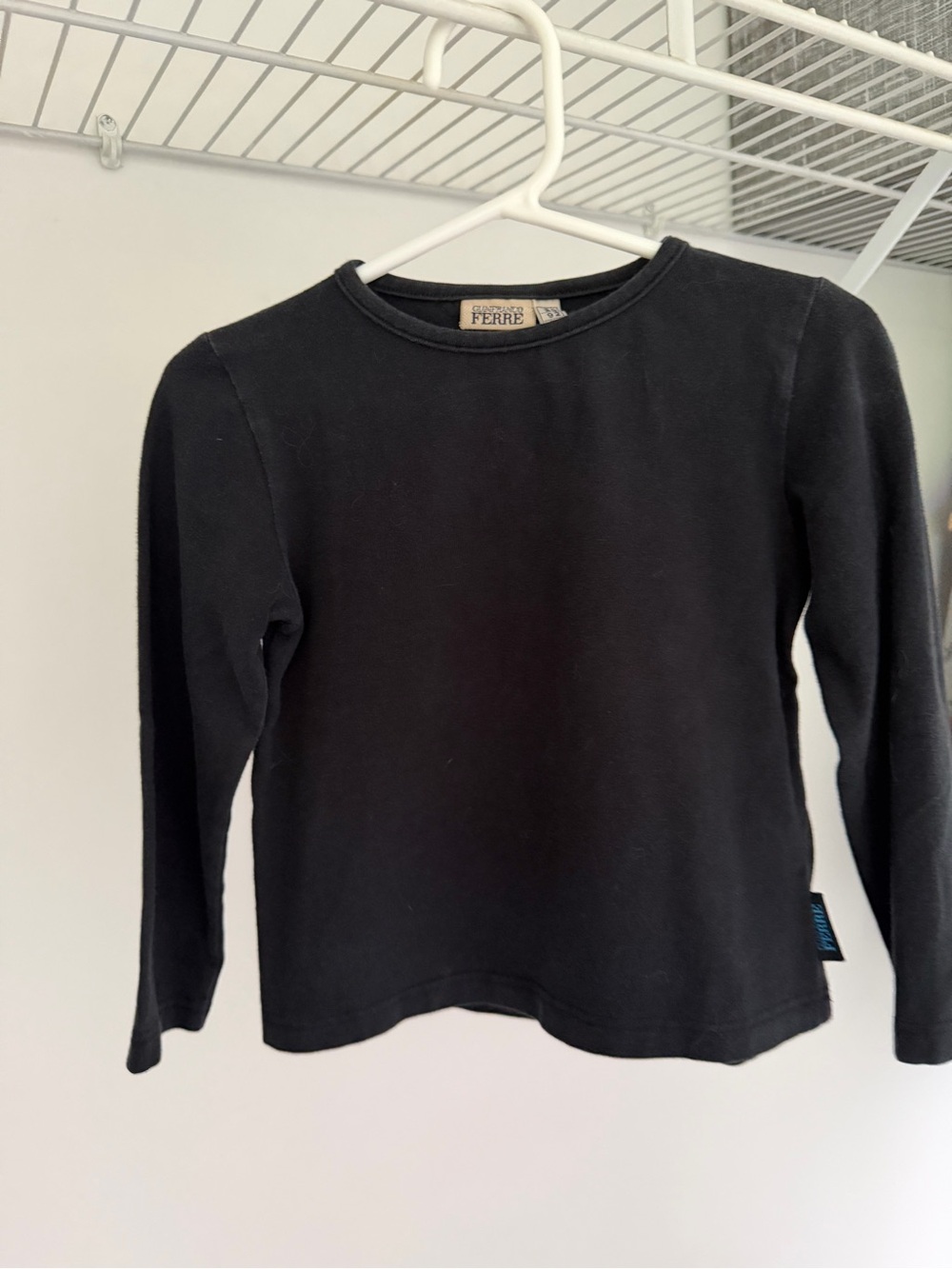 Kids Gianfranco Ferre Black Long-Sleeve Tee -